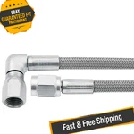 Allstar ALL46302-16-5 Set Of 16IN 90 Degree Braided Steel Brake Lines. Fixed Price $98.45.