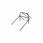 Allstar Perf. ALL22610 8-POINT Roll Bar 79-83 Ford Mustang & Mercury Capri. Fixed Price $337.35.