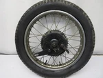 1950'S Triumph Tiger Cub Rear Wheel With Brake And Sprocket. Fixed Price $319.16.