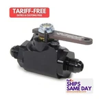MPD76504, One Black Aluminum Fuel Shut Off Valve Billet An Blk. Fixed Price $174.59.