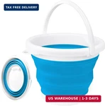10L Collapsible Mop Bucket With Handle For Cleaning, Portable Car Wash Ga. Fixed Price $14.99.