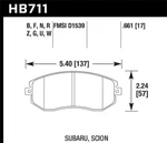 Hawk Performance HB711F.661-BX Hps Disc Brake Pad. Fixed Price $160.19.