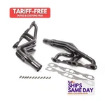 Schoenfeld 141-605LVGCM-3, 2 Pack Black Steel Dirt Late Model Headers Crate Moto. Fixed Price $564.05.