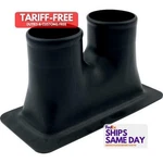 Quickcar 60-009, One Bumper Duct Dual Plastic Black Performance Racing Parts. Fixed Price $51.14.