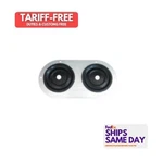 Seals-it GS10032H6, One Black Rubber Firewall Grommet 2-HOLE 5.750IN X 3IN .375I. Fixed Price $93.71.