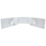 Allstar Gauge Mounting Panel - Curved Fiberglass White Each ALL23242. Fixed Price $173.89.