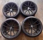 Oz Racing Wheels Black With Winter Michelin Tires For Porsche 992 911 5X130. Fixed Price $1200.00.