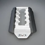 Mustang Gt 5.0L Engine Cover Oxford White Custom Painted 2015-2023. Fixed Price $369.99.