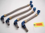 4 Nascar Bmrs -12AN Dry Sump Oil Pump To Pan Lines 9.5"-17" Weaver Scp Barnes 15. Fixed Price $75.00.