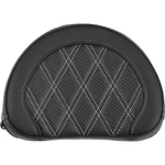 Saddlemen Contoured Sissy Bar Pad - Lattice Stitch Silver 051320705. Fixed Price $114.00.