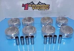 8 Je Sb Chevy LS1 6.0 Dome Pistons 4.125" Bore 1.110 With .927 Wrist Pins A13. Fixed Price $250.00.
