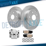 Rear Disc Rotors + Left Caliper & Ceramic Brake Pads For 2010-2012 Lexus HS250H. Fixed Price $122.84.