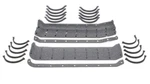 Sce 11095-10 Oil Pan Gaskets, 2-PIECE, .093 In. Thick, Fiber, Set Of. Fixed Price $150.50.