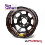 Bassett BAS50S53B Powder Coated Black Steel Inch Wheel Rim 5X5 15X10 Performa. Fixed Price $184.28.