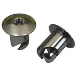 Moroso 71275 Quick Fastener, Oval, 7/16 In X .450, Steel, Silver. Fixed Price $40.99.