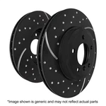 Disc Brake Rotor-luxury Ebc GD7649 Fits 16-17 Cadillac Ats. Fixed Price $408.89.