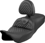 Saddlemen Roadsofa Seat With Driver Backrest Black #808-07B-208B0. Fixed Price $875.00.