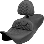 Saddlemen Roadsofa Tri-gripper Seats With Drivers Backrest 808-07B-210B0. Fixed Price $875.00.