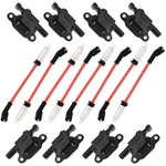 UF413 Ignition Coil With 8MM 48322R Spark Plug Wires 748UU Compatible Ca.... Fixed Price $154.51.