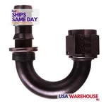 Aeroquip FCL1562, One #6 180 Degree Socketless Black Aluminum Performance Parts. Fixed Price $72.18.