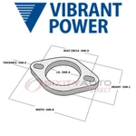 Vibrant Performance 1471S Exhaust Brackets Flanges Hangers Jx. Fixed Price $36.12.