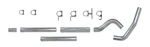 Diamond Eye K4310A-RP Kit 4IN Cb Mflr Rplcment Pipe Sgl Al: 94-97 Ford 7.3L. Fixed Price $380.99.