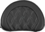 Saddlemen Contoured Sissy Bar Pad - Lattice Stitch Silver 051318405. Fixed Price $119.00.