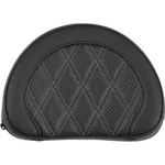 Saddlemen Contoured Sissy Bar Pad - Lattice Stitch Gray 051320702. Fixed Price $114.00.