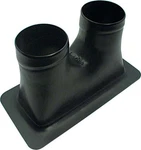 Allstar Performance ALL42142 Air/brake Duct - Headlight Mount Dual 3IN Tube. Fixed Price $23.99.