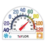 Taylor Window Cling Dial Thermometer Plastic Clear 7 In. #5323 New. Fixed Price $12.99.