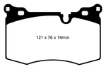 Ebc Disc Brake Pad Set - Front Greenstuff 2000/6000 Street Sport Fmsi D1403 2009. Fixed Price $200.94.