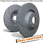 Ebc GD7116 3GD Sport Slotted & Dimpled Vented Front Disc Brake Rotor 2-WHEEL Set. Fixed Price $296.57.