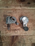 1963 64 Corvette Coupe Lh Wing Vent Regulator Ring 1-5/16 Shaft W/ Crank. Fixed Price $75.00.