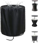 Bar Table Cover, 21" Round Outdoor Cooler Side Covers Waterproof. Fixed Price $19.19.