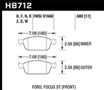 Hawk Hps Disc Brake Pad P/n HB712F.680. Fixed Price $179.99.