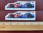 Imsa Core Autosport LMP3 Ligier Racing Stickers Decals Elms, Lot Of 2. Fixed Price $6.00.