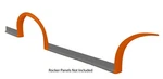 Fivestar 007-261-ORR MD3 Wheel Flares Dirt Orange Right. Fixed Price $67.69.