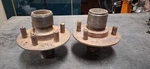 Halibrand 2 5/8 Left&right 6 Pin Rear Knock Off Hubs Indy Roadster Sprint Car. Fixed Price $1067.80.