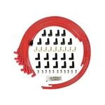 Universal Spark Plug Wire Set 8.5MM With Red Silicone Jacket And 90 Degree Bo.... Fixed Price $52.40.