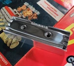 Moon 2 Carb Polished Aluminum Fuel Block Finned Hot Rod Drag Racing Gasser Nhra. Fixed Price $79.99.