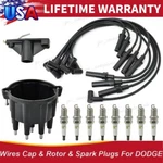 Tune Up Kit Spark Plugs Wires Cap For Dodge Ram Dakota Durango 5.2L 5.9L V8. Fixed Price $86.95.