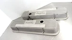 Vintage Holley Valve Covers 140R-11B-PONTIAC Welded Repaired. Fixed Price $75.00.