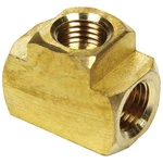 Allstar 50136 Fitting Adapter Tee 3/8-24"INV Flare Female Brass 3/16" Hl Pack. Fixed Price $10.66.