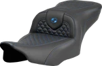 Saddlemen Roadsofa Seat Dragon Scale Stitch Blue W/o Backrest. Fixed Price $643.00.