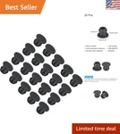 High-performance Waterproof Hole Plugs In Black Silicone 20 Pack, 8MM Size. Fixed Price $13.49.