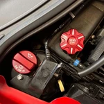 Aluminium Alloy Engine Oil Cap Radiator Windshield For Corvette C7, Red. Fixed Price $58.34.
