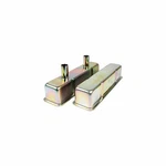 Allstar Perf. ALL26145 Sb Chevy Valve Covers Steel Clear Zinc Plated 1.5" Tubes. Fixed Price $52.99.