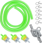 Gas Fuel Hose Clamps Filters With Inline Shut Off Valve Petcock Set Fo. Fixed Price $17.55.