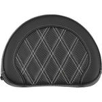 Saddlemen Contoured Sissy Bar Pad - Lattice Stitch White 051320706. Fixed Price $114.00.