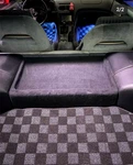 P2M For Nissan Z32 300ZX 1990-96 Fairlady 2+0 Checker Race Rear Trunk Floor Mat. Fixed Price $75.00.